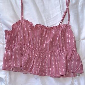 Pink crop top :)